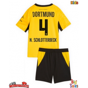 Borussia Dortmund Nico Schlotterbeck #4 Replica Home Stadium Kit for Kids 2026-27 Short Sleeve (+ pants)